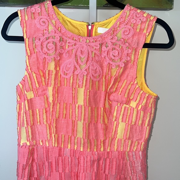 Tracy Reese Size 4 Coral Frock Dress - Picture 5 of 14